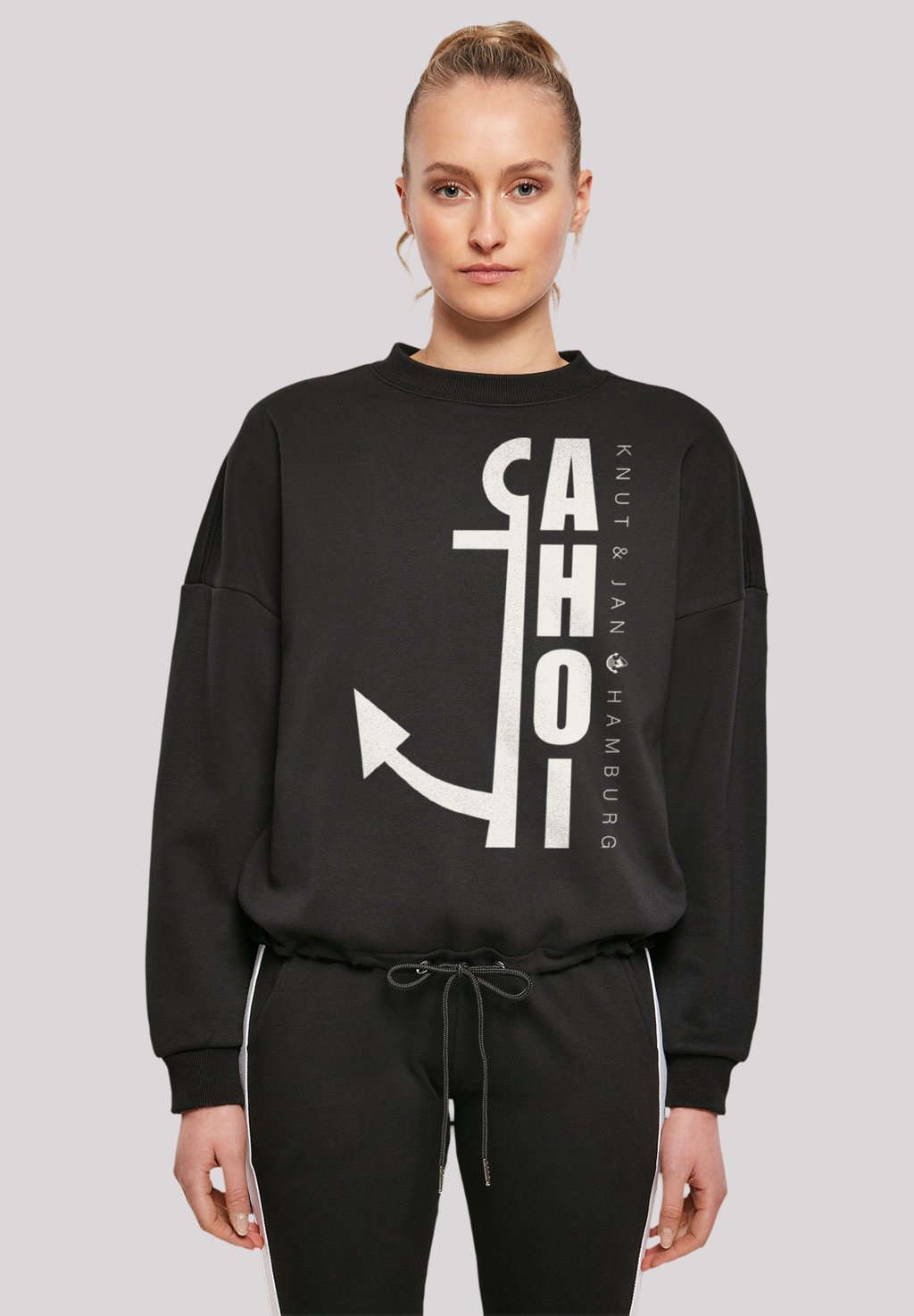

Толстовка AHOI ANKER CROP KNUT & JAN HAMBURG F4NT4STIC, черный