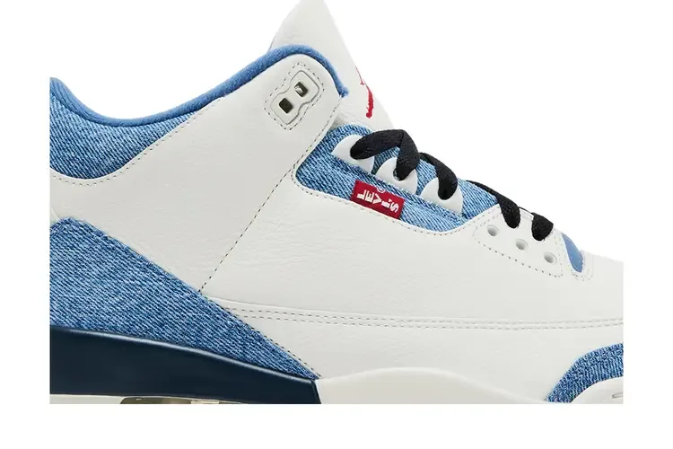 Levi's x Air Jordan 3 Retro 'All-Star', кремовый — фото 2