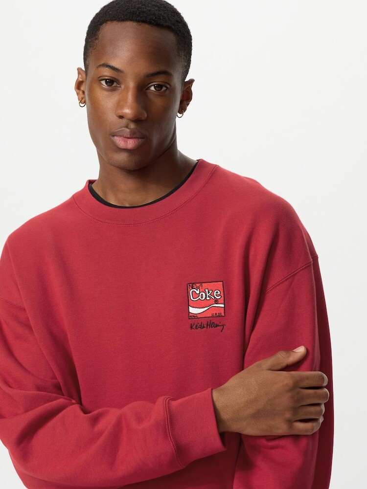 

Толстовка keith haring x coca-cola Uniqlo, красный
