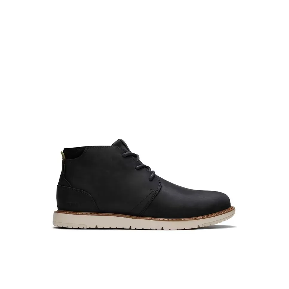 

Мужские кожаные ботинки Toms, чёрный