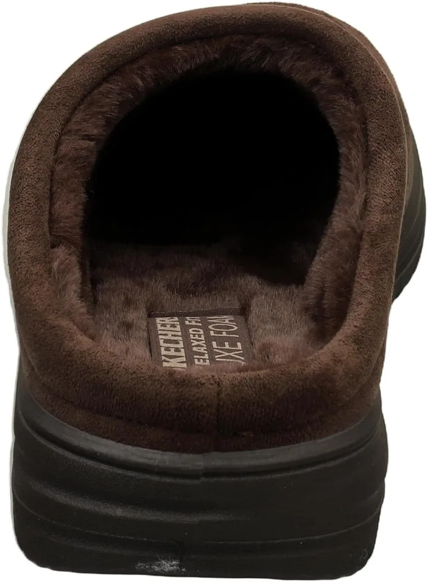 Мужские тапочки Skechers Murette Garvanza, Chocolate Microfibre — фото 4
