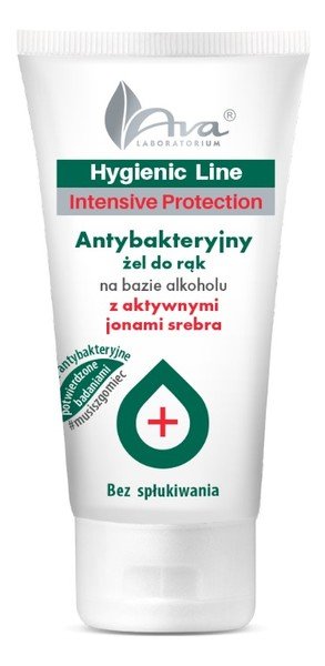 

Гель для мытья рук антибактериальный Ava Hygienic Line с активными ионами серебра 200 мл