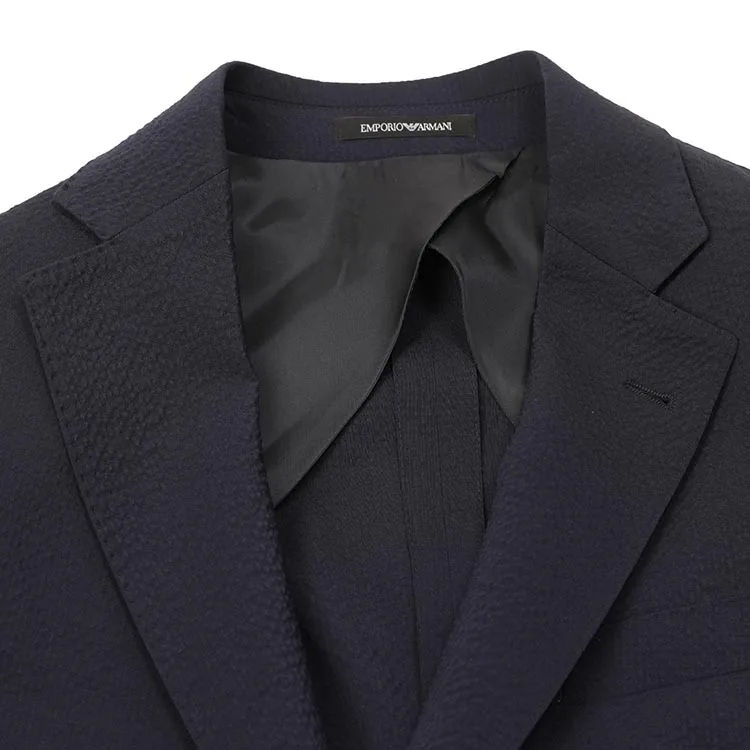 EMPORIO ARMANI Пиджак мужской Business Suit синий — фото 4