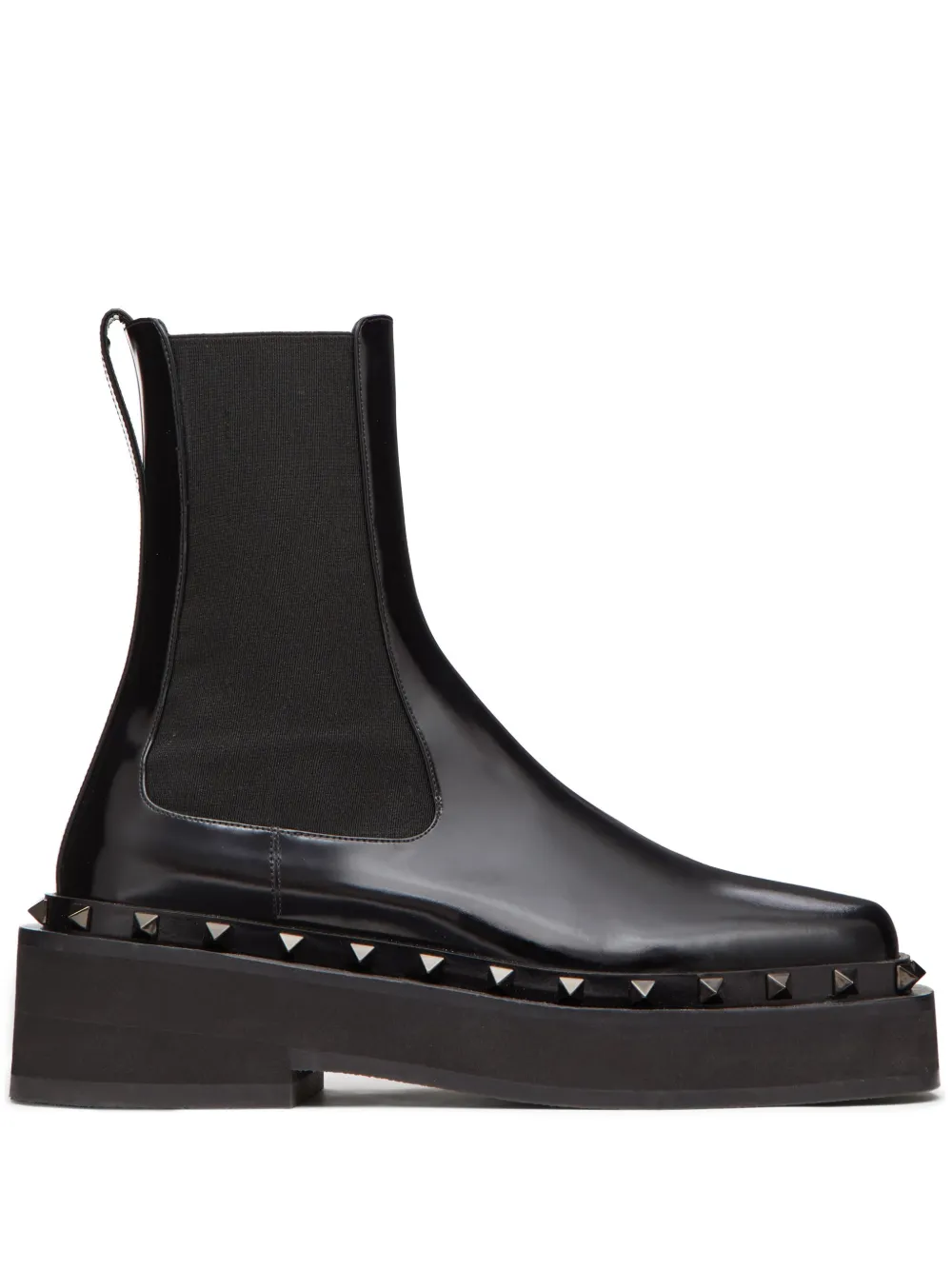 Ботинки M-Way Rockstud Beatle 50 VALENTINO GARAVANI, черный