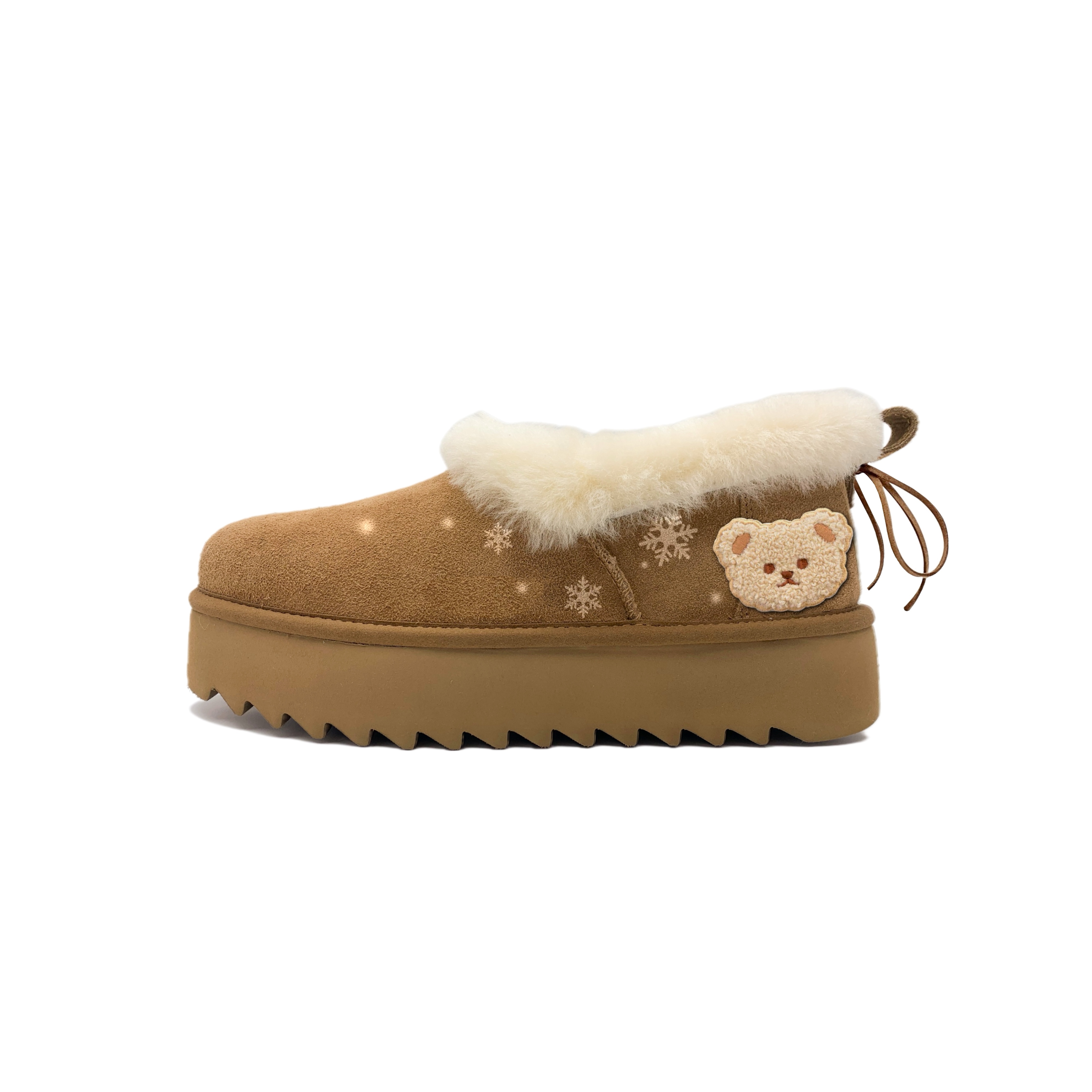 Ботинки зимние UGG длиной до щиколотки, каштаново-коричневый