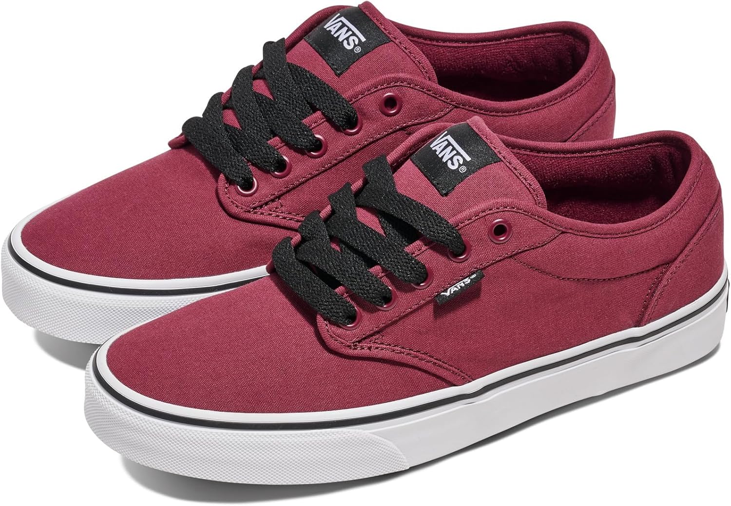 Vans мужские кроссовки Vn000tuy1861, (Canvas) Oxblood/White — фото 2