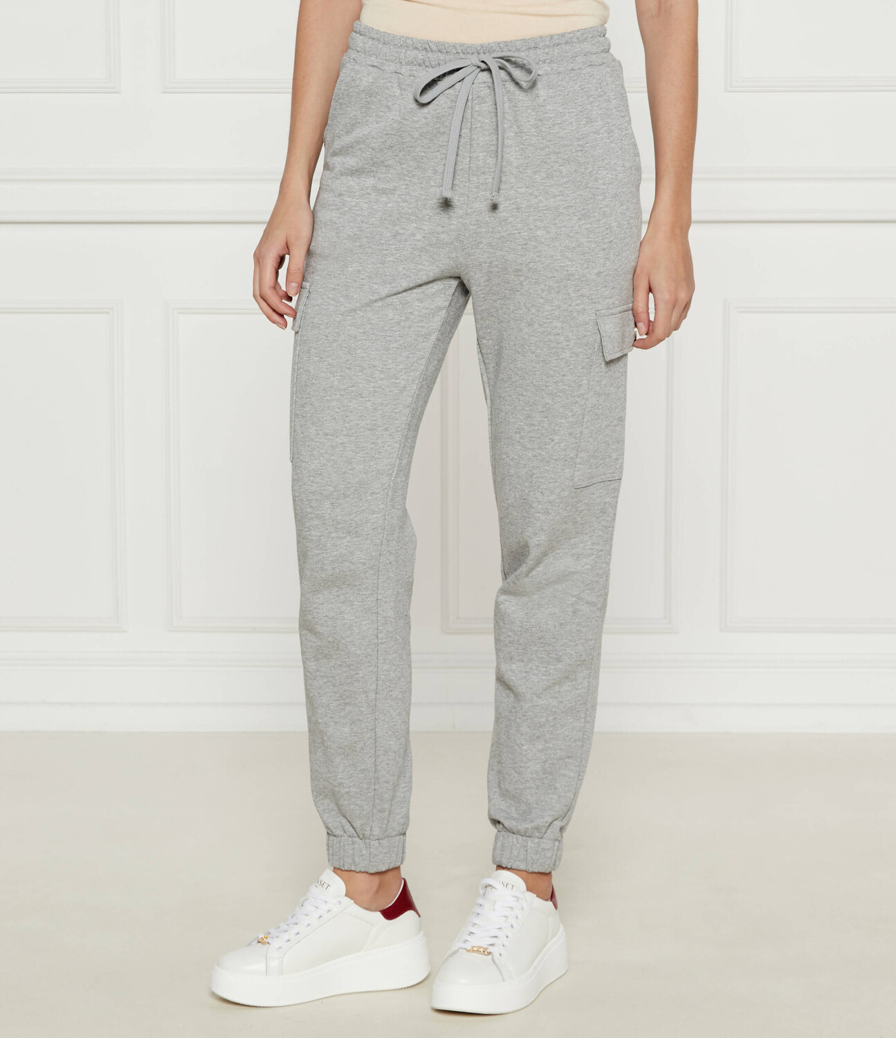 

Спортивные брюки TWINSET Regular Fit, серый