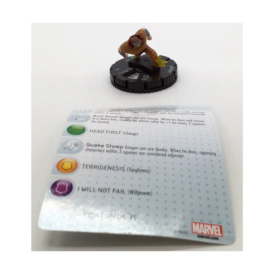 

Горгона #027 (U), Marvel HeroClix - Guardians of the Galaxy - Singles