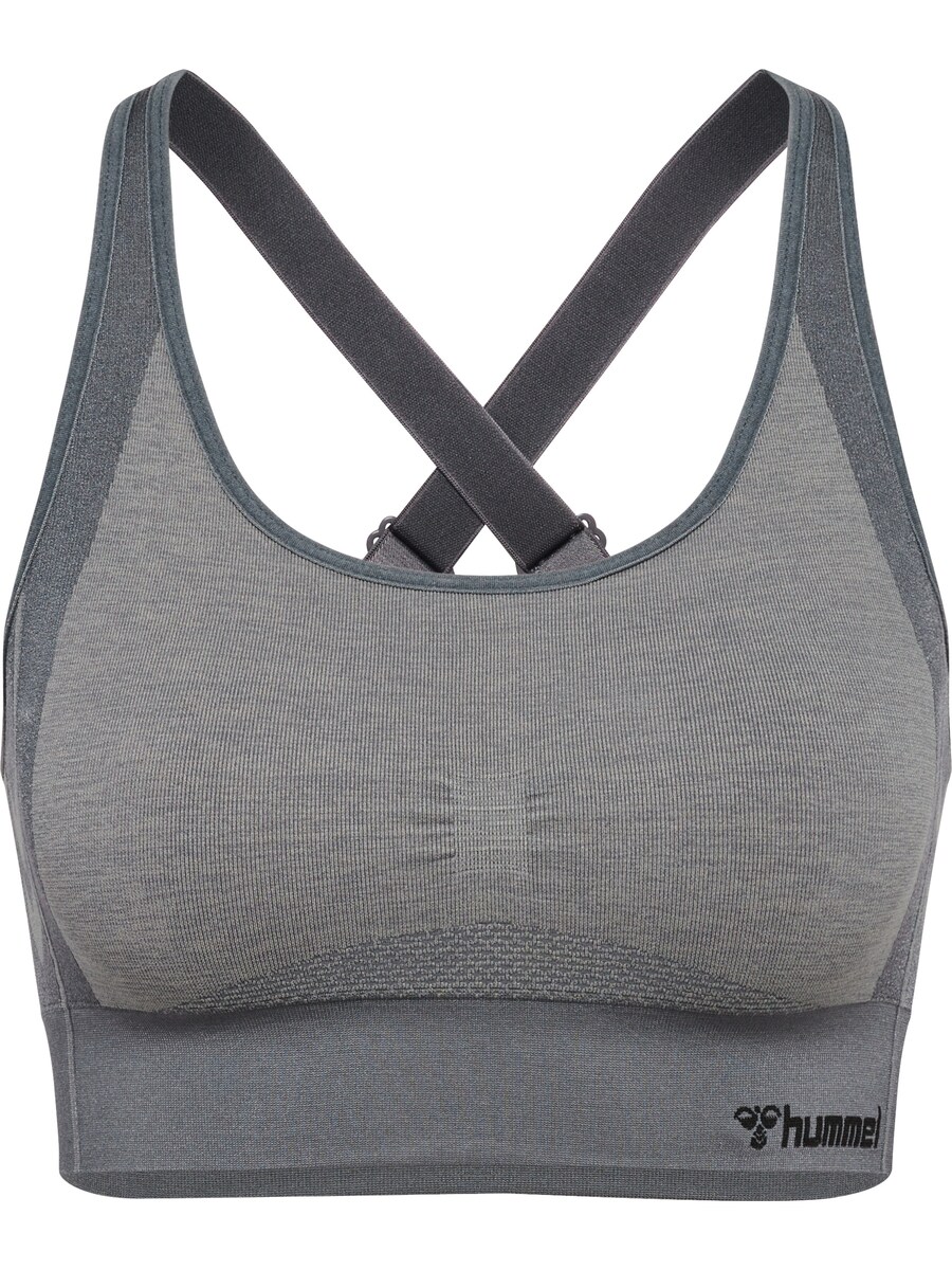 

Спортивный бюстгальтер-бралетт Hummel, цвет Stone/mottled grey