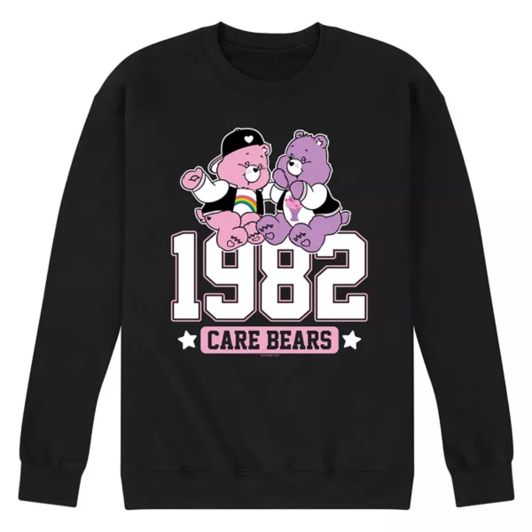

Мужская флисовая толстовка Care Bears Varsity 1982 Licensed Character, черный