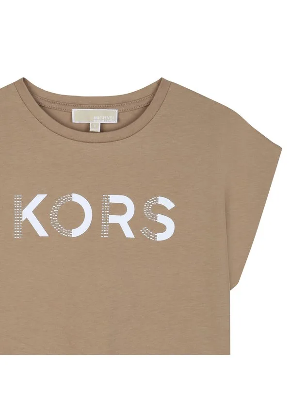 Футболка с принтом Michael Kors Kids, Stone — фото 4