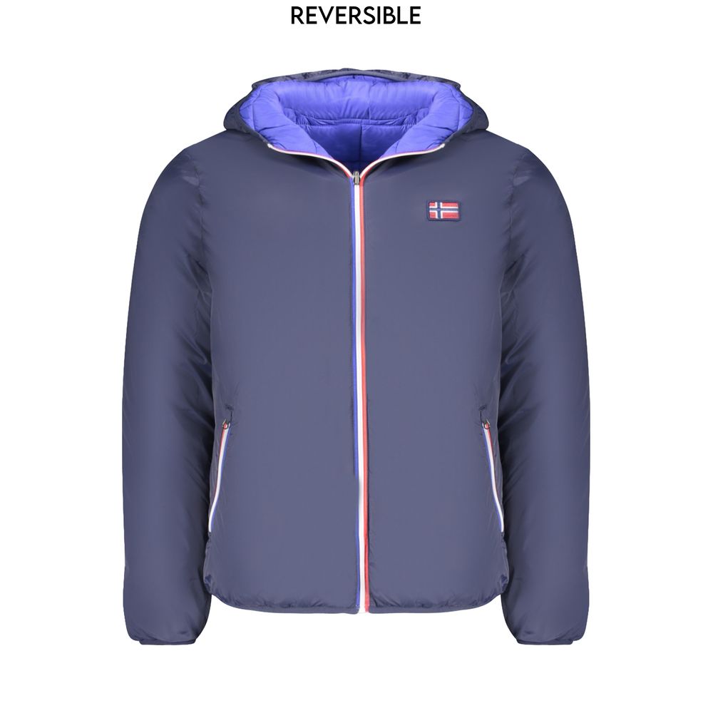 

Синяя мужская куртка из полиамида Geographical Norway