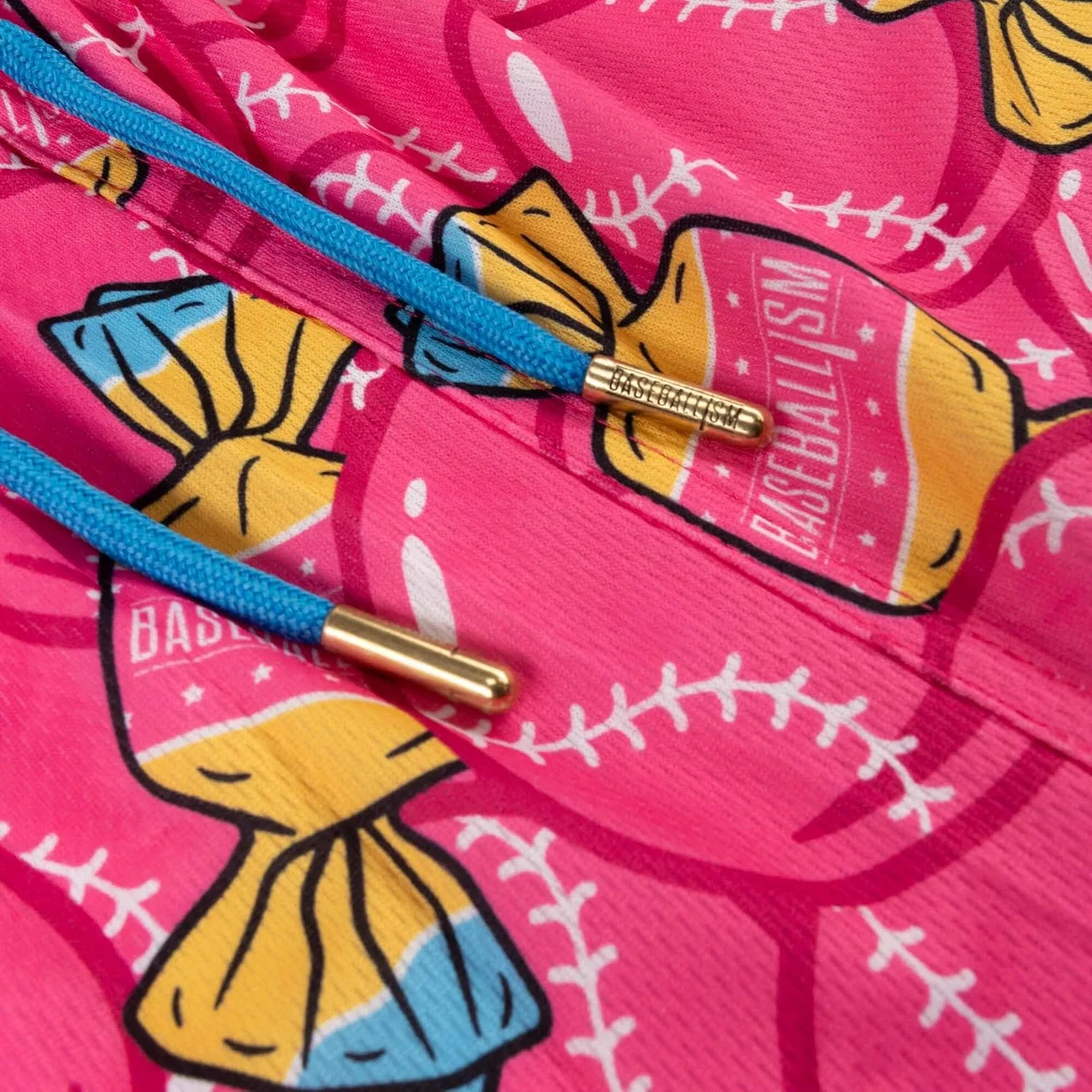 Шорты для бейсбола Youth Bubbles and Doubles Original Bubble Gum Baseballism, розовый — фото 4