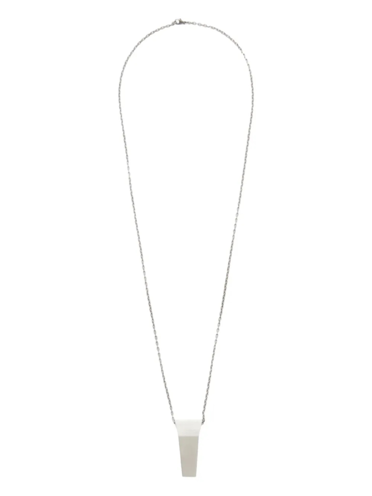 

Ожерелье Rick Owens Trunk Charm, серебряный