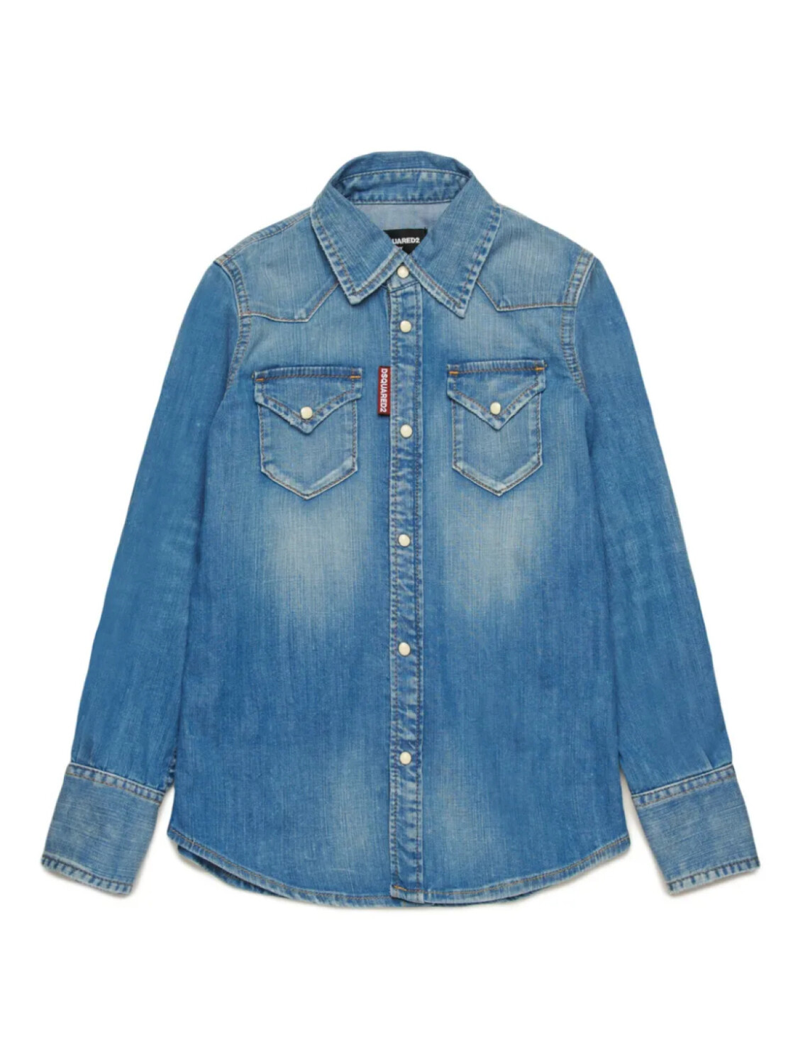 

DSQUARED2 KIDS джинсовая рубашка, синий