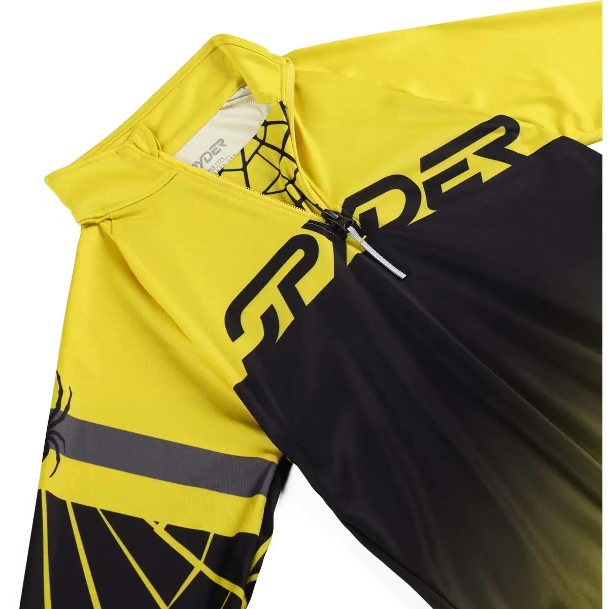 

Детская футболка Incline 1/2 Zip Spyder, желтый