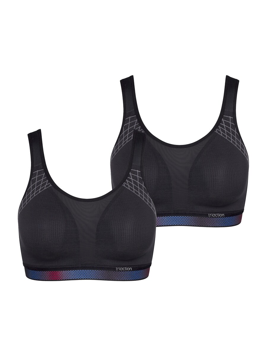 

Спортивный бюстгальтер с высокой поддержкой TRIUMPH Triaction Cardio Flow, черный