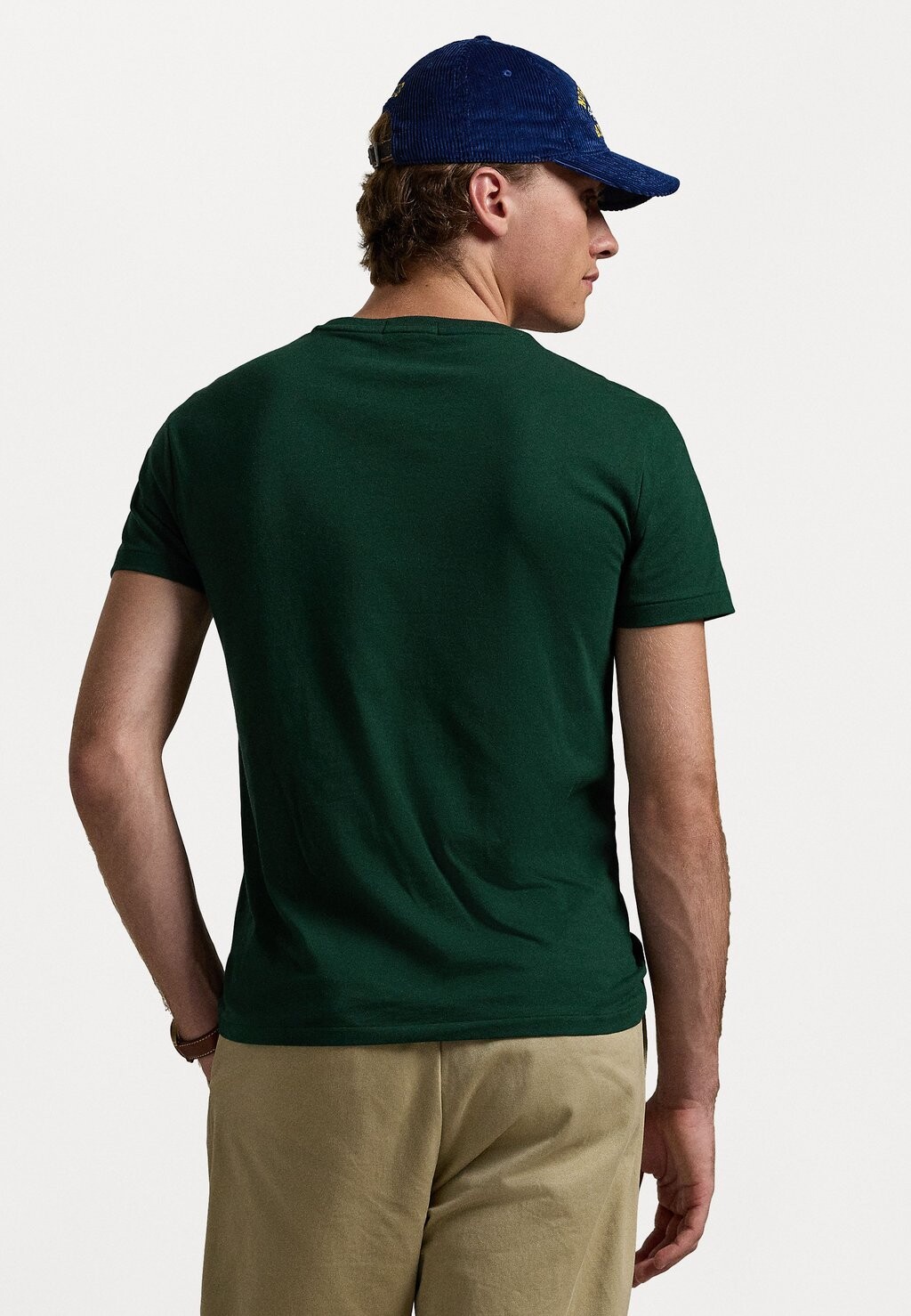 

Футболка с принтом SHORT SLEEVE T-SHIRT Polo Ralph Lauren, темно-зеленый