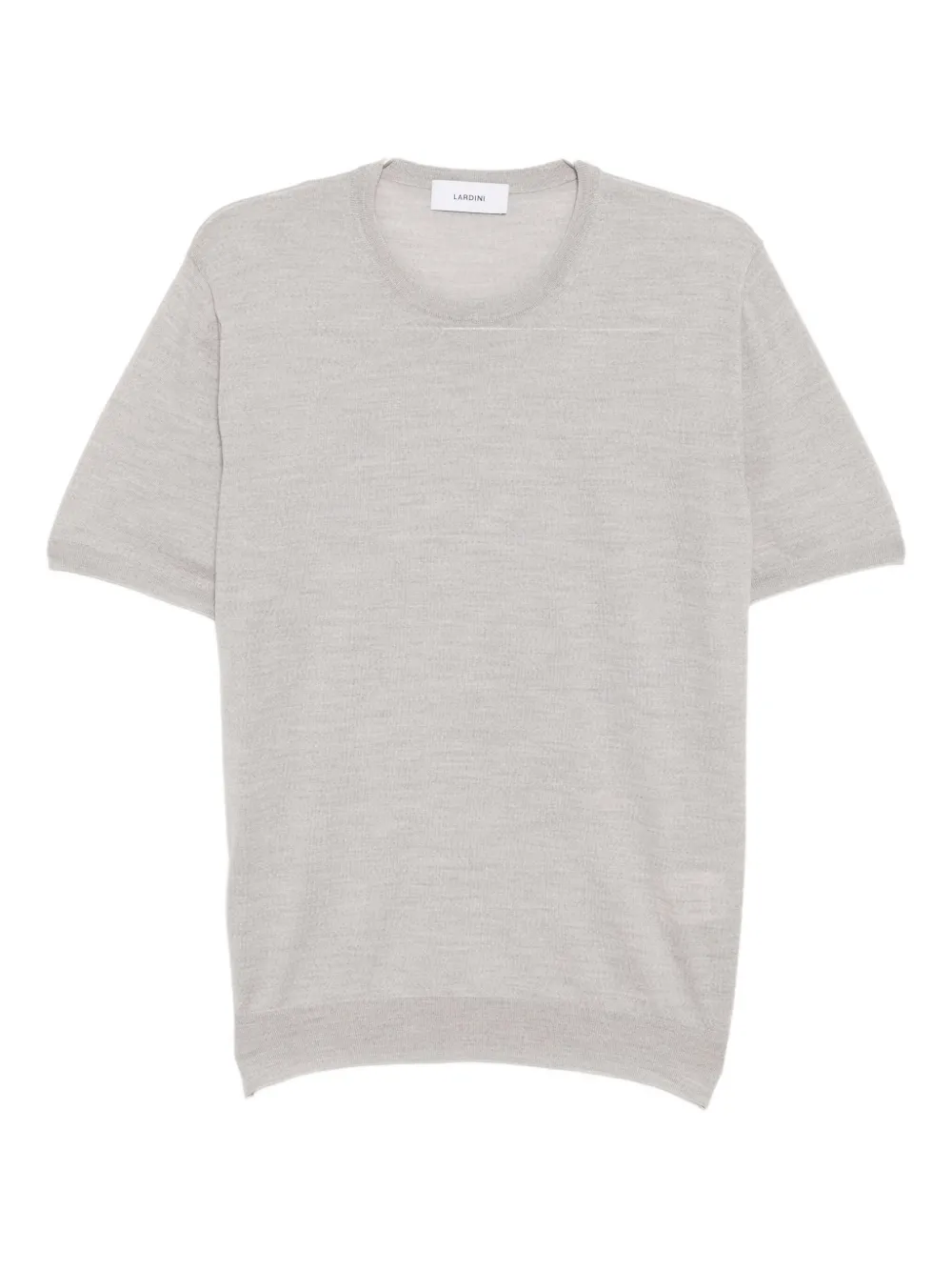

Шерстяная футболка Lardini, серый