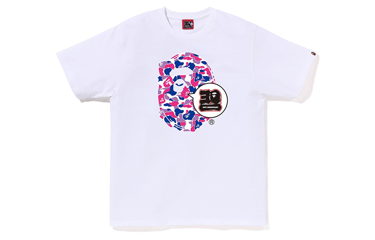 

Футболка Bape SS23 30th Anniversary Collection унисекс A Bathing Ape, белый