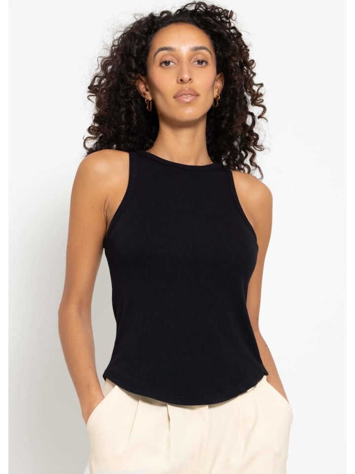 

Топ SASSYCLASSY Geripptes Tank, черный