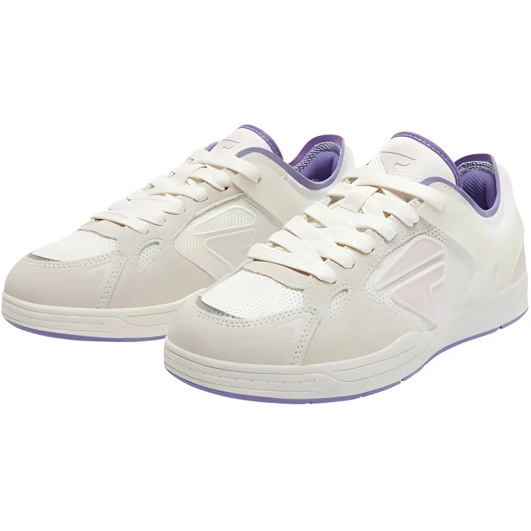 CLAW легкие амортизирующие низкие детские скейтбординг кроссовки FILA KIDS, Fragrant Snow White/Bright Gray — фото 4