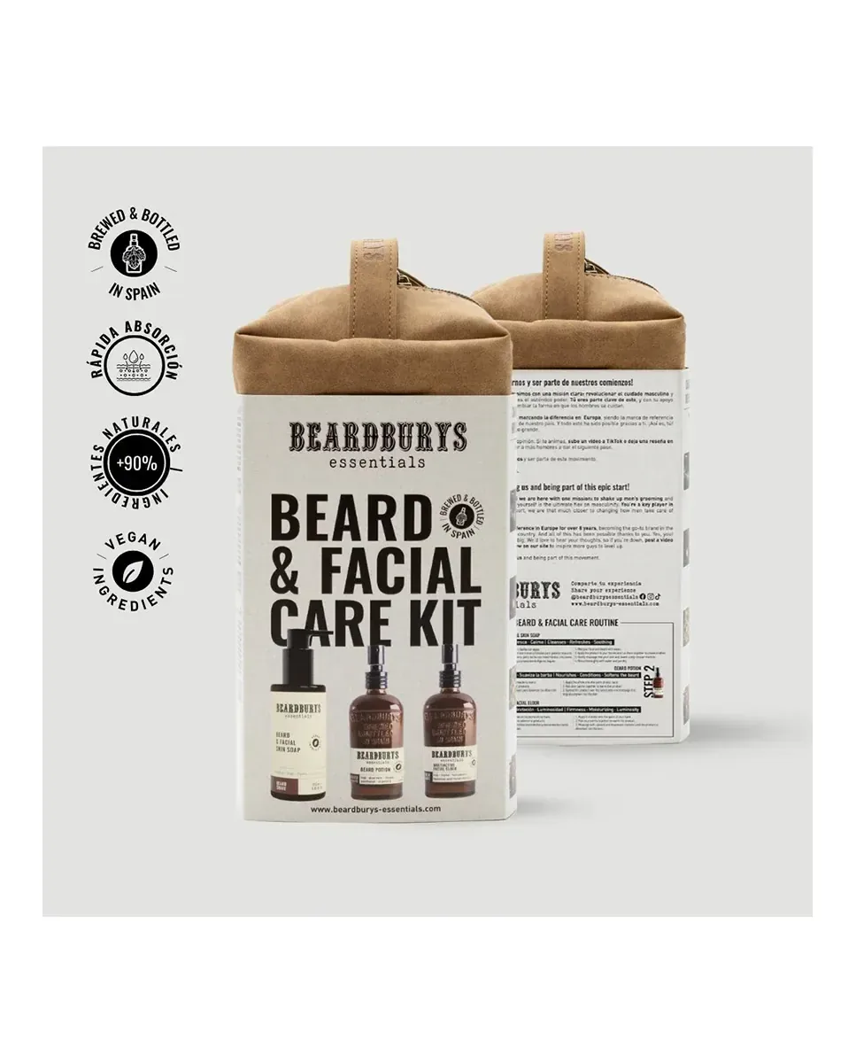 Подарочный набор Beard & Facial Care Beardburys Essentials — фото 2