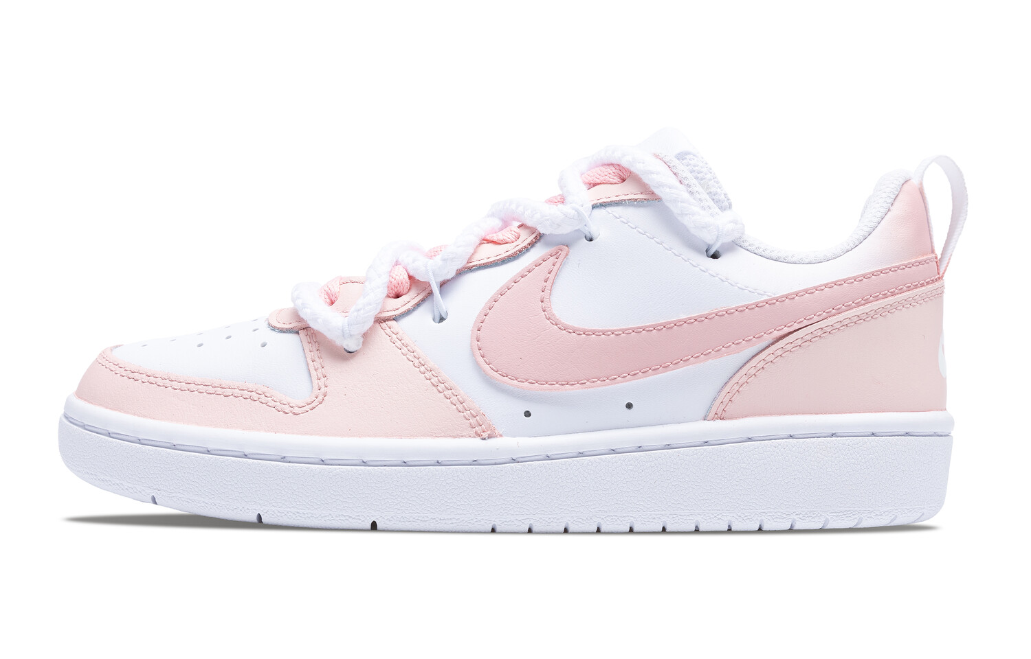 

Кроссовки Nike Court Borough Skateboarding Shoes Women's Low-top Pink, цвет Peach