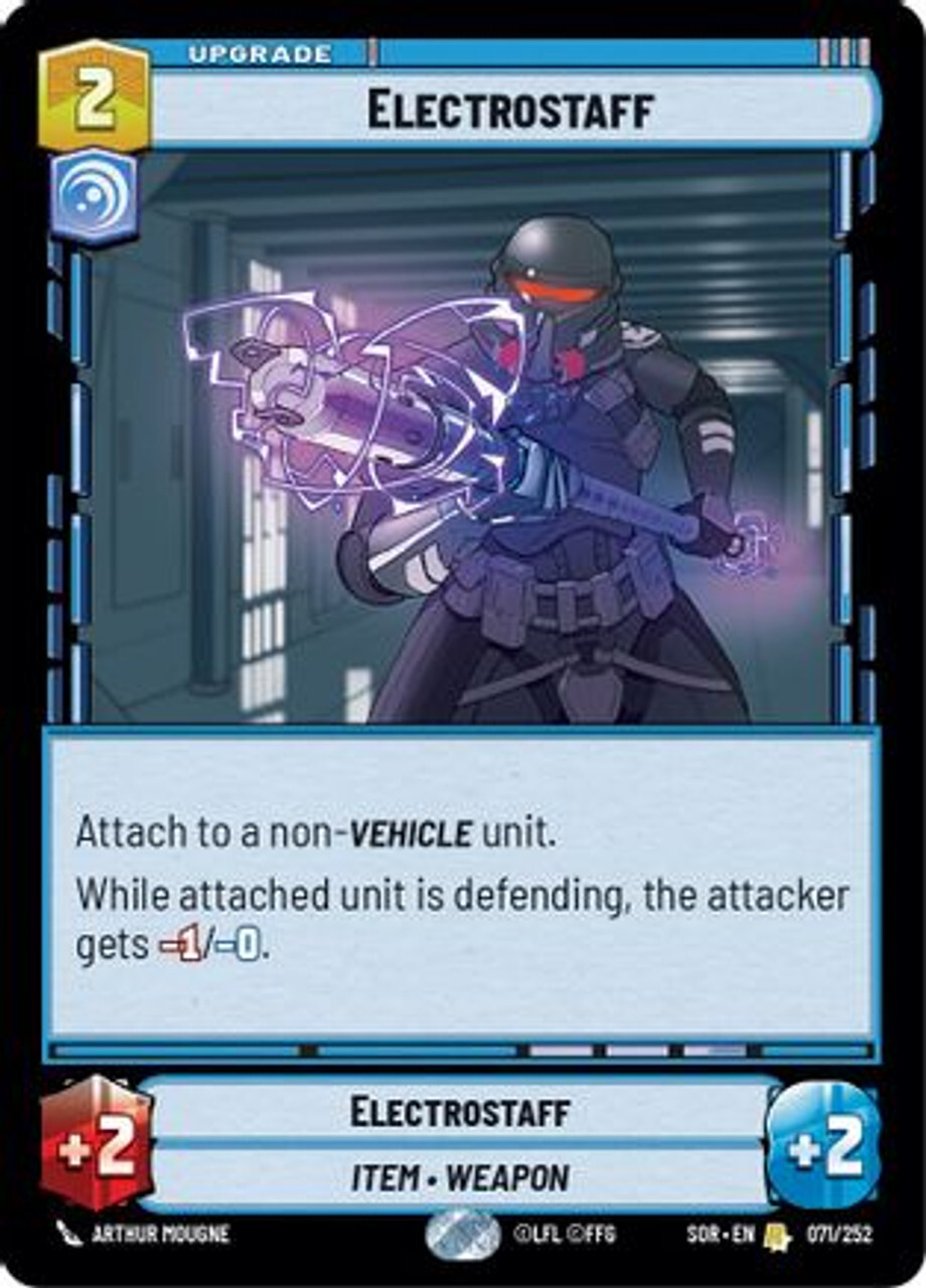 

Карточная игра Electrostaff (071/252) - Spark of Rebellion Foil