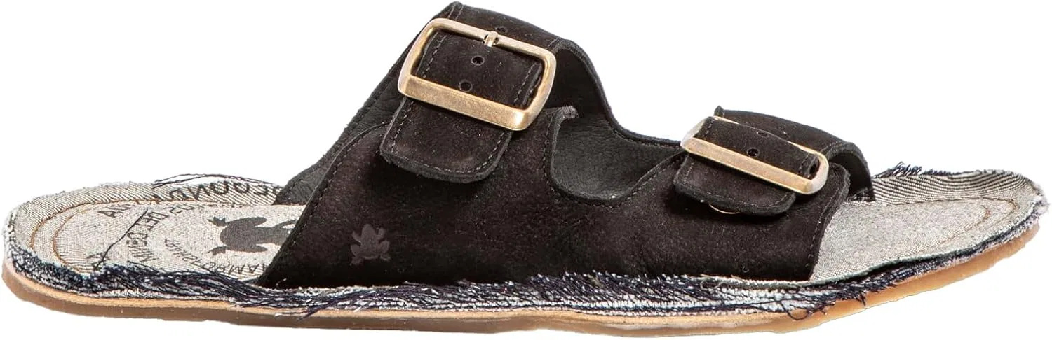Сандалии El Naturalista Unisex N598 Recyclus Flat, черный