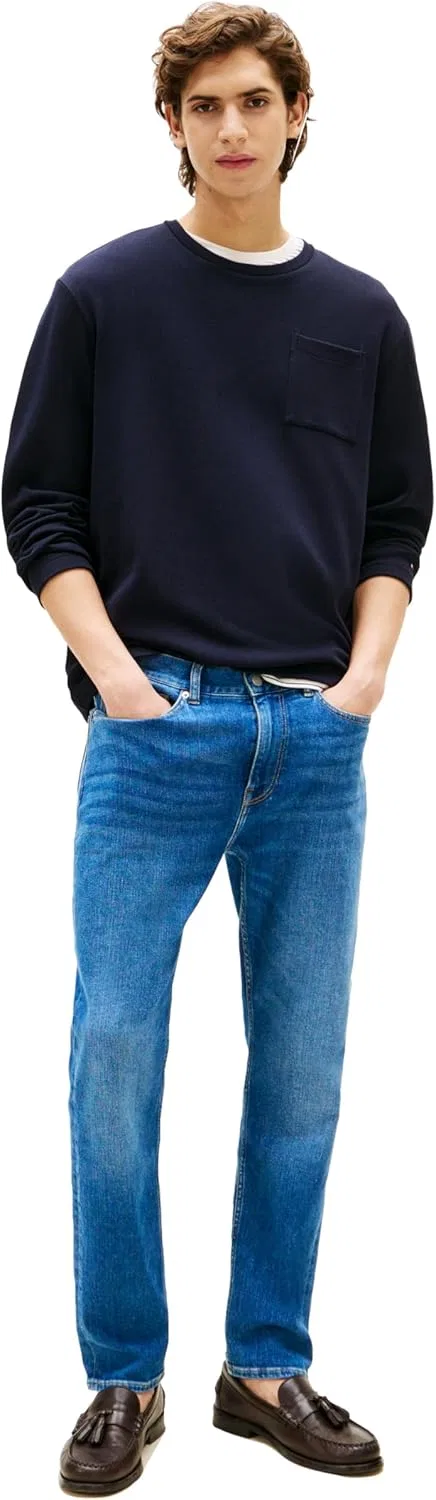 Джинсы Slim Fit Tommy Hilfiger, Индиго — фото 3