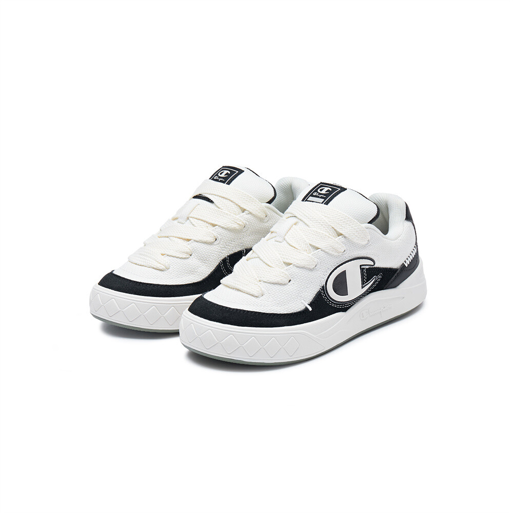 Кроссовки Champion Campus Skateboarding Shoes Unisex Low-top Black/White, черный/белый — фото 3