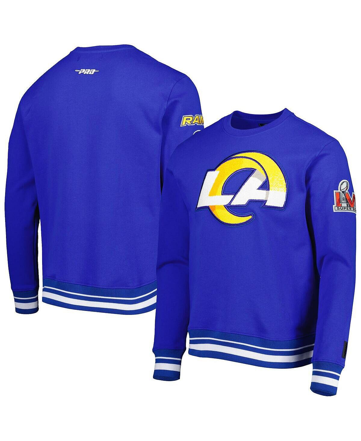 

Мужской пуловер Royal Los Angeles Rams Mash Up Pro Standard