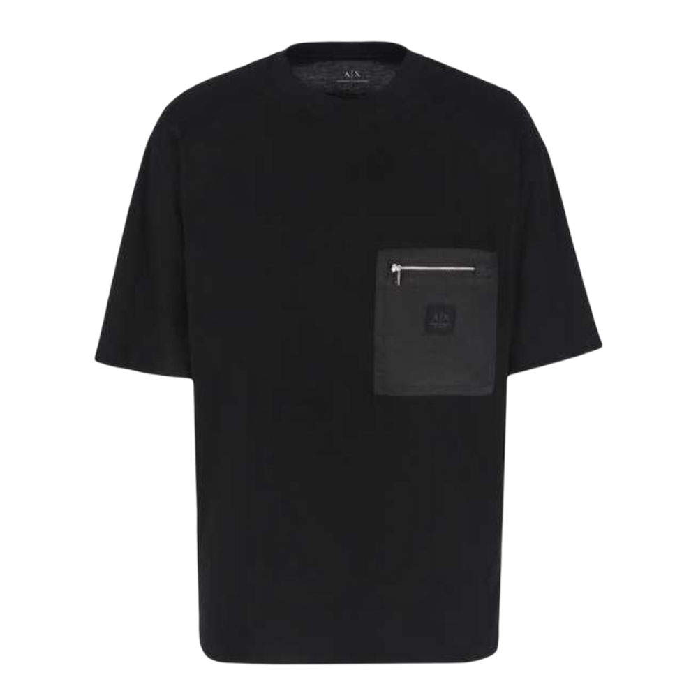 

Футболка мужская черная AE FW24 ARMANI EXCHANGE