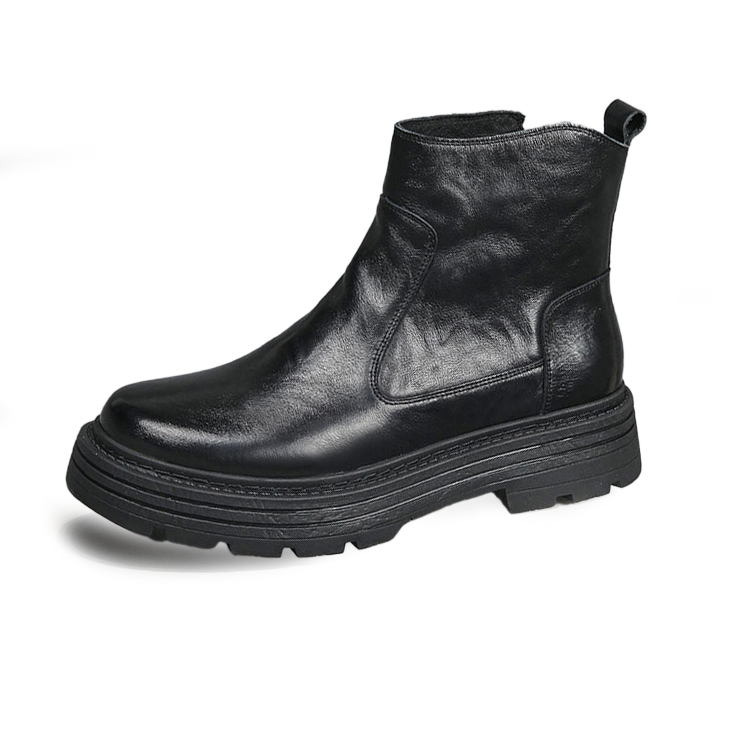 

SENJIALUO Коричнево-черные мужские ботинки, цвет Black