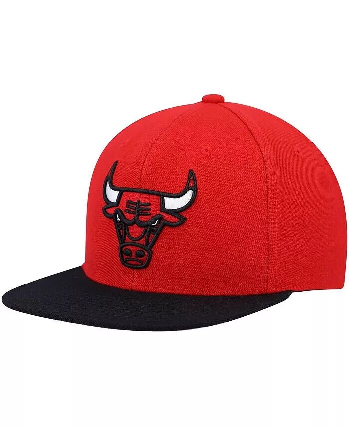 

Мужская красно-черная двухцветная кепка Chicago Bulls Team Snapback 2.0 Mitchell & Ness