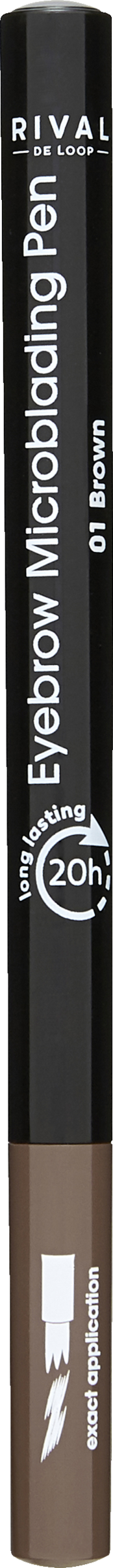 

Карандаш для бровей RIVAL DE LOOP Microblading Brow Pencil 01 brown