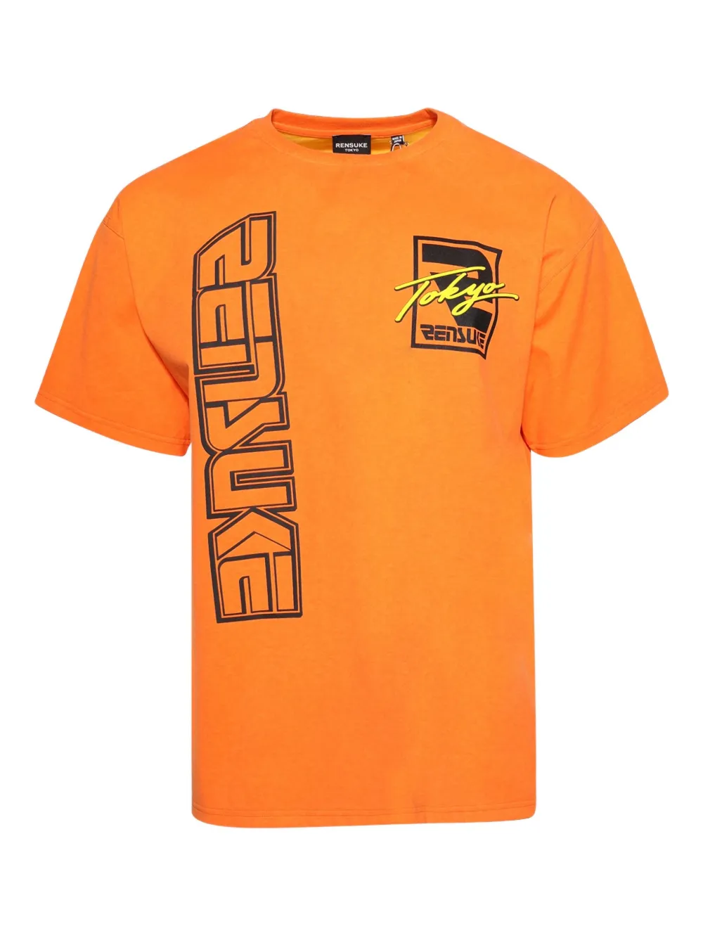 

Футболка с графичным принтом RENSUKE TOKYO, оранжевый