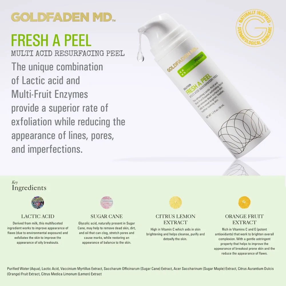 Пилинг Goldfaden Md — Fresh A Peel, ,7 жидких унций. ( .), Multicoloured, 50 мл — фото 3