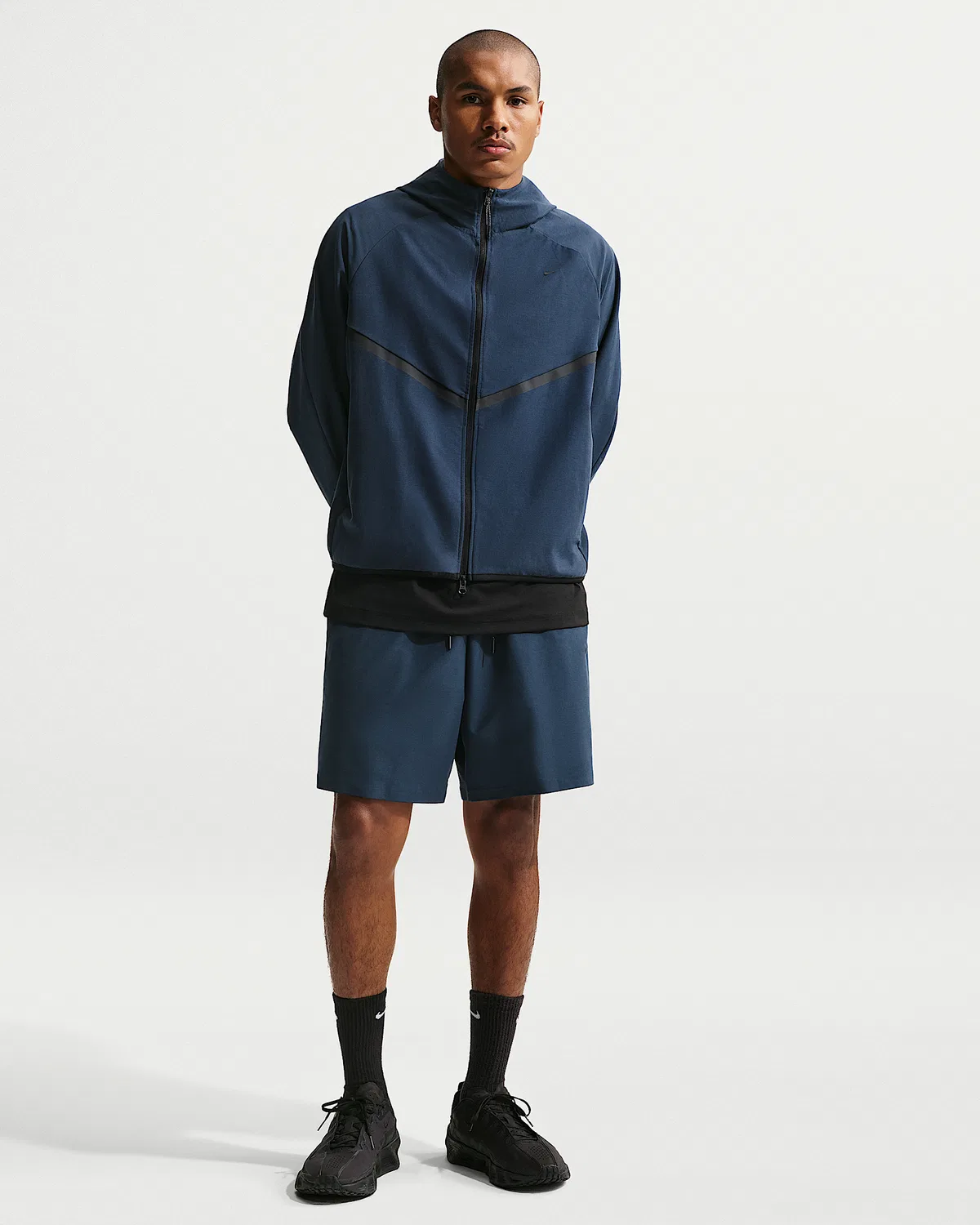 Мужские шорты Nike Tech Dri-FIT Shori Knit, Obsidian/Black