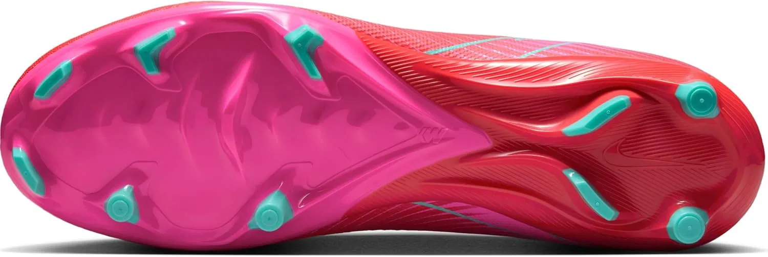 Футбольные бутсы Nike Mercurial Vapor 16 Academy MG Low Top FQ8374, Ember Glow Aurora Green — фото 4