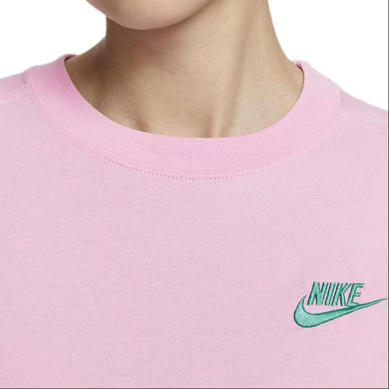 

Nike Женская Футболка с Опущенным Плечом Цвет Rise Pink