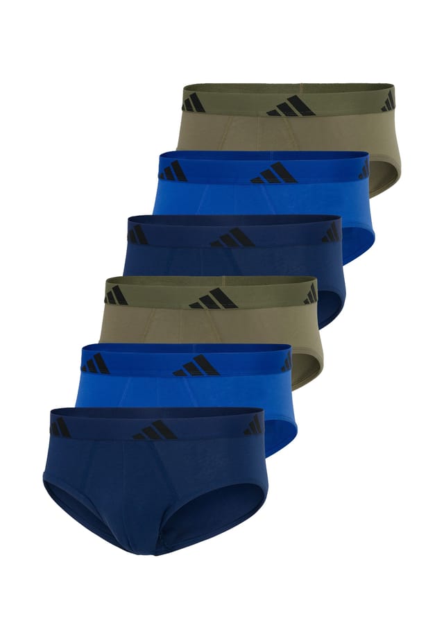 

Трусы / трусы комплект из 6 шт. активный flex хлопок Adidas, мультиколор