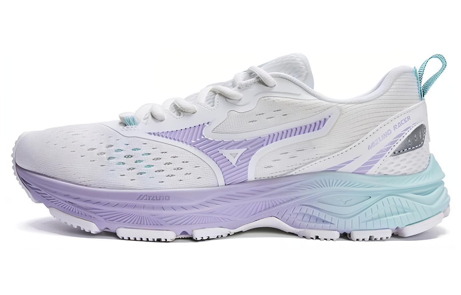 

Кроссовки Racer S женские с низким верхом, белые Mizuno