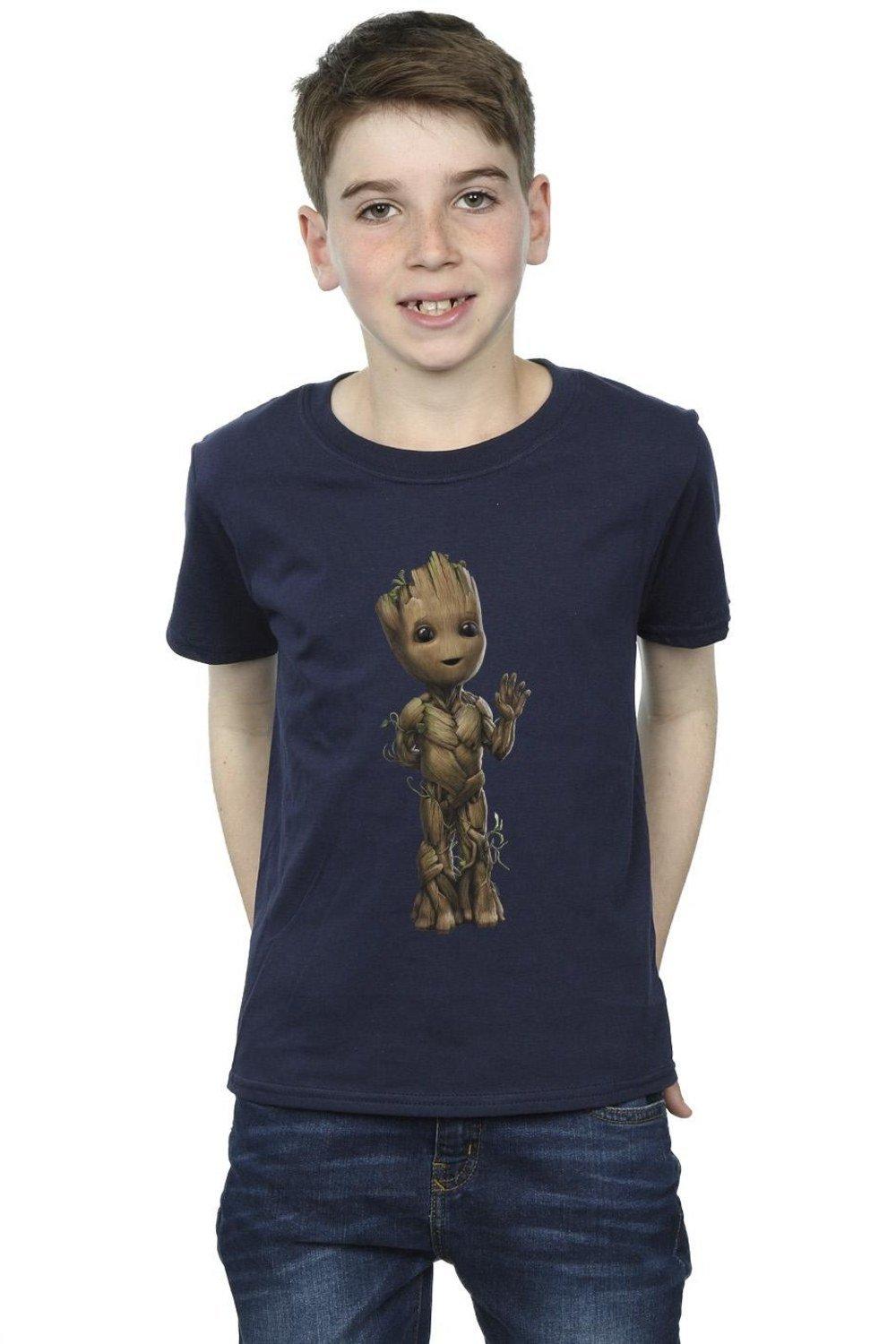 

Футболка I Am Groot Wave Pose Marvel, темно-синий