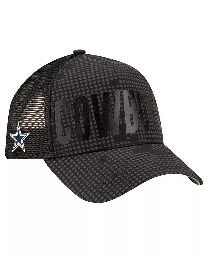 

Мужская графитовая кепка Dallas Cowboys Midnight Ink Tonal A-Frame 9FORTY Adjustable New Era
