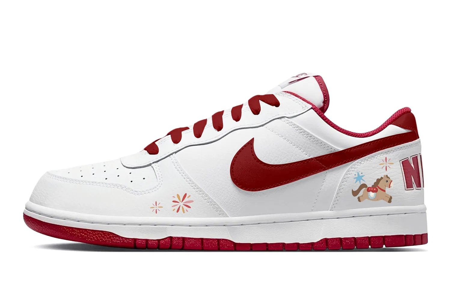 Кеды Nike Big Galloping Starry Path белые