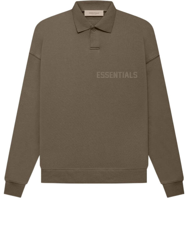 

Рубашка поло fw22 ls polo 'wood' Fear Of God Essentials, синий