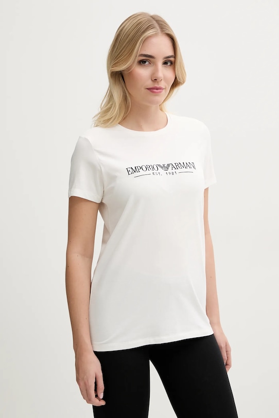 

Футболка оверсайз Emporio Armani Underwear, бежевый