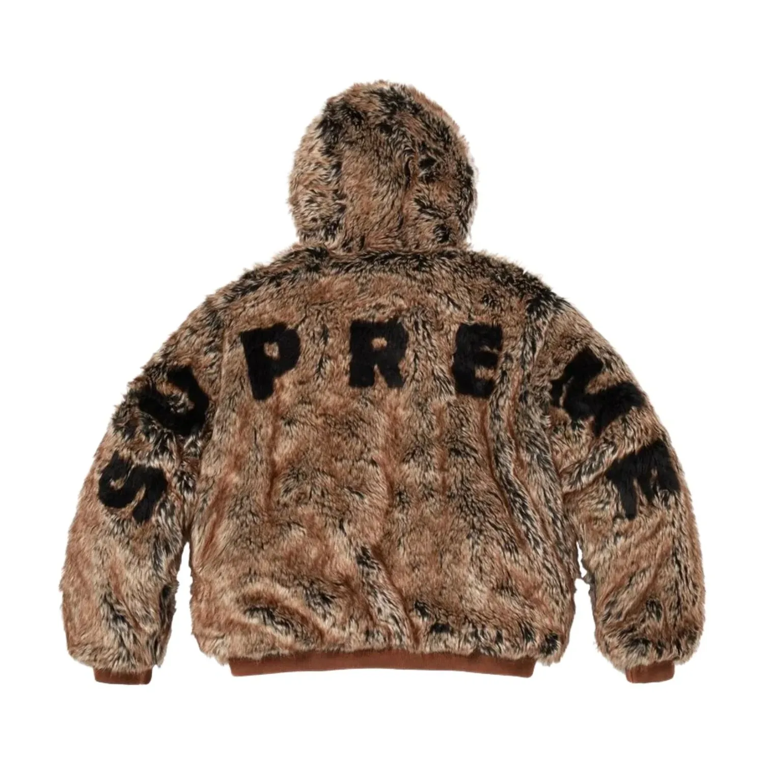 Рабочая куртка Supreme SS26 с двусторонним капюшоном из искусственного меха, цвет «джинсовая», синий — фото 4